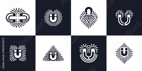 Magnetic Force Field Icon Collection