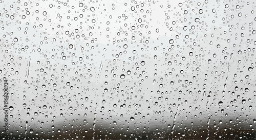 Rain Drops on Windowpane