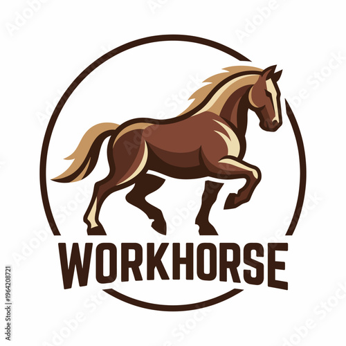 An energetic logo capturing a galloping horse, ideal for businesses that want to convey strength, reliability, and vitality in their branding.