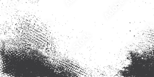 Abstract grunge texture featuring black and white raindrops on a wet glass window surface with clear liquid bubbles and transparent splashes