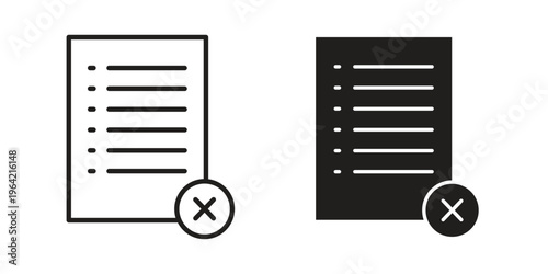 Paperless icon silhouette. Editable stroke. Line vector illustration design