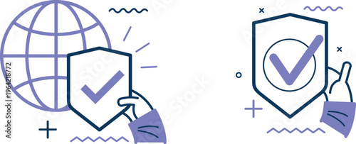 Global security verification through digital and physical checks