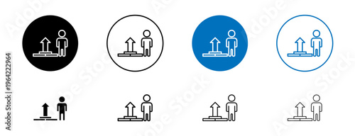 Personal development icons set. vector illustration