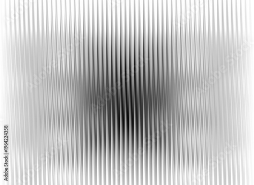 Abstract Black and White Vertical Line Pattern with Repetitive Geometric Blades, Modern Minimalist Background Design