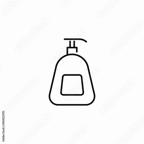 pump dispenser bottle icon sign vector