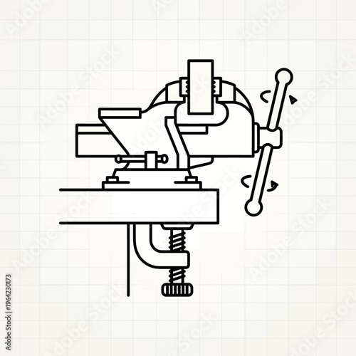 tool, equipment, metal, work, clamp, vise, repair, steel, workshop, iron, industry, vice, old, object, workbench, technology, rusty, grip, construction, industrial