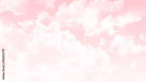 Beautiful various forms clouds in the high sky