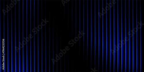 Grand Award Ceremony Background with Dramatic Stage Lighting and Elegant Blue Curtains