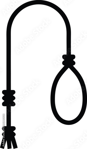 1100 peruvian quipu knotted strings hanging from cord silhouette vector illustration on transparent background