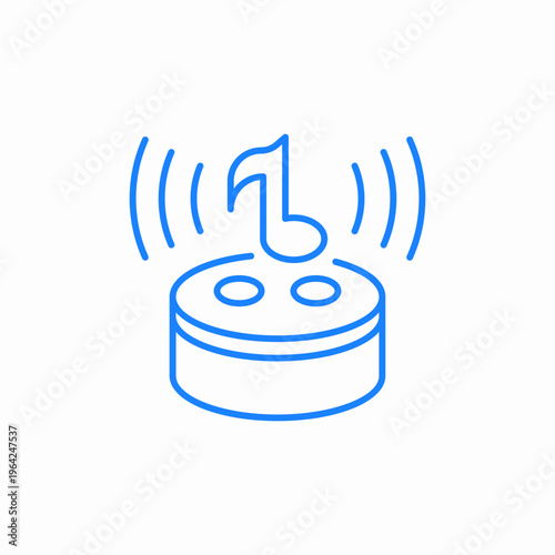 musical note buttons icon sign vector