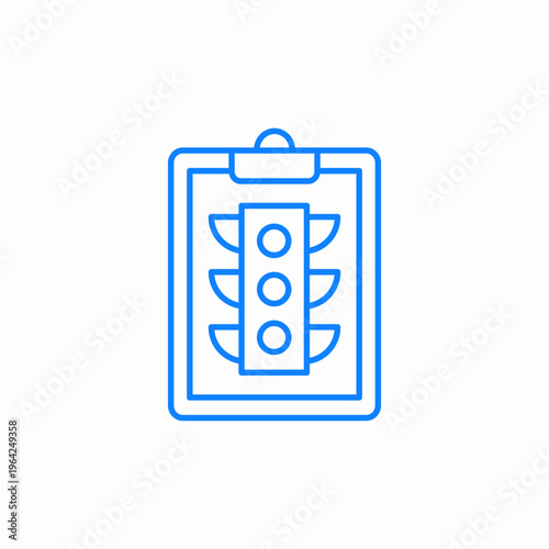 traffic rules icon sign vector