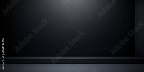 Dark blue and black leather grunge background with spotlights on a textured metallic steel plate surface featuring a vintage old wall pattern design