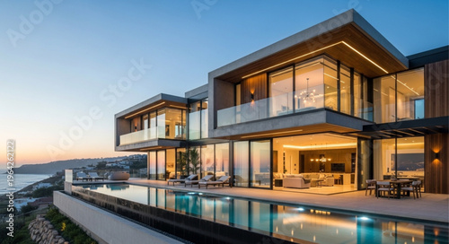 Modern Luxury House Exterior Design.