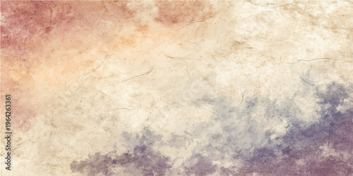 Abstract watercolor painting evokes a sense of depth and ethereal beauty, blending soft hues and textures.