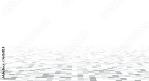 Gray tile floor perspective background