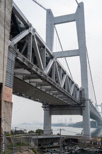 日本の岡山県倉敷市の児島と下津井の春の美しい風景