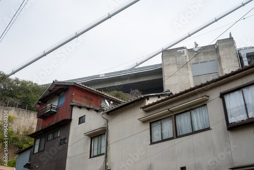 日本の岡山県倉敷市児島の古くてとても美しい建物
