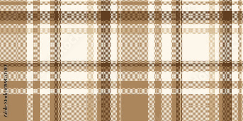 Relax pattern texture fabric, sale check textile vector. Pyjamas plaid seamless tartan background in orange and old lace colors.