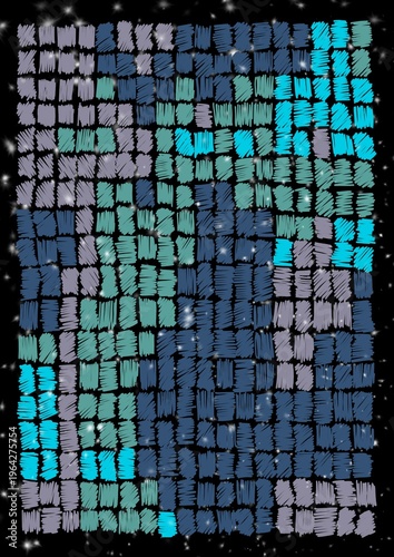 Multi color palette swatch style for fashion and textile