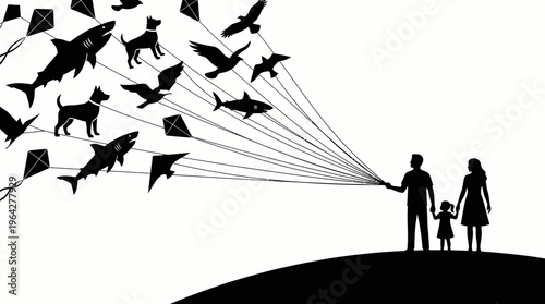 Family's shared dreams take flight, guided by love and imagination, shaping future adventures and aspirations