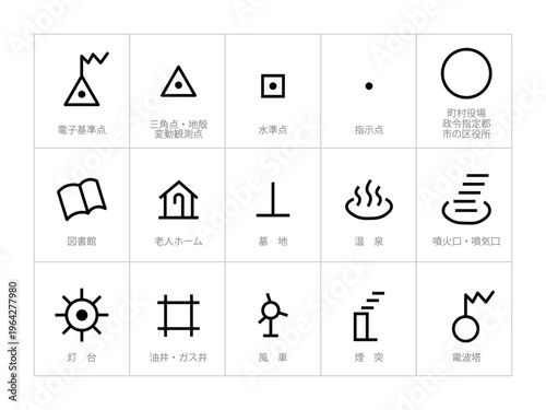 いろいろ地図記号セット6