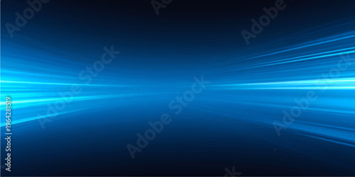 Bright abstract blue wallpaper featuring a glowing digital wave pattern with light rays and a star flare design against a motion energy backdrop