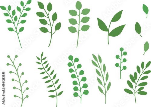 草セット（葉っぱ）