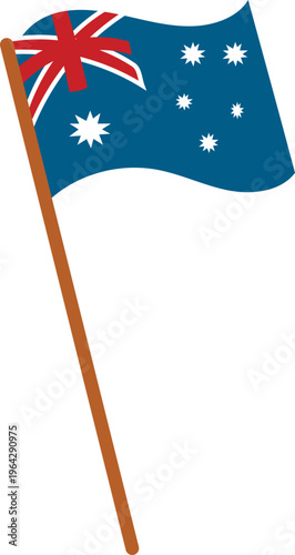 Australian flag illustration