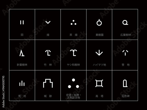 いろいろ地図記号セット15