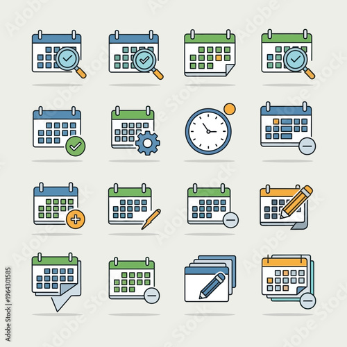 Versatile collection of video playback and editing glyph icons, illustrating essential multimedia control actions for modern digital interfaces and enhanced user experience designs