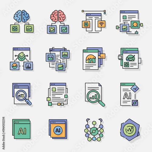 Versatile collection of video playback and editing glyph icons, illustrating essential multimedia control actions for modern digital interfaces and enhanced user experience designs