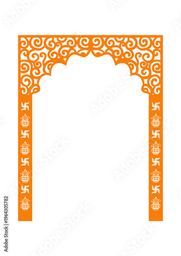 indian temple entrace door frame