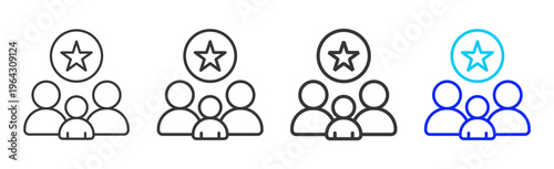 Family Benefit Set Collection Outline Style For Insurance With Multiple Thickness Variations Clean Modern Editable Vector Icon Pack For UI UX Web App Design