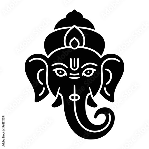 lord ganesha line art drawing, god ganesh picture, god ganesh vector image