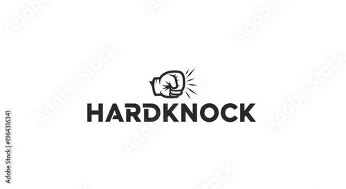 Hardknock Boxing Logo with Fist Icon.