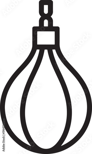 Punching bag, boxing equipment, fitness gear, sports icon