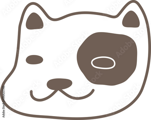 바둑이03_얼굴_선화_강아지_개_멍멍이_댕댕이_반려견