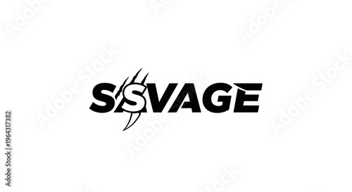 Savage text logo with claw marks.