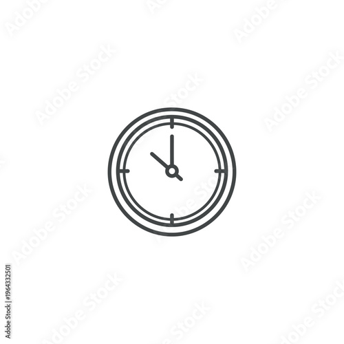 Free Download Simple Analog Wall Clock Face. - GFXLoad