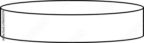 Horizontal Parallel Lines Minimal Abstract Vector