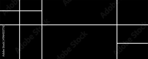 Photo collage display by squares shape picture album background for online and more presentation