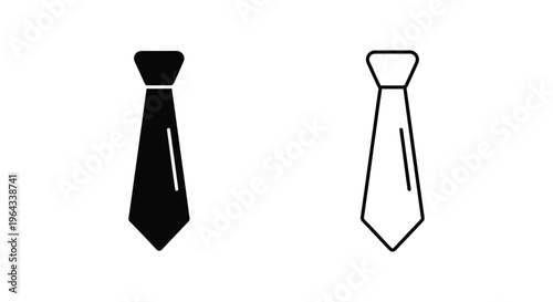 Ties for men business wear Vector