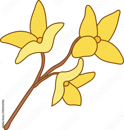 개나리가지_선o_개나리꽃_꽃나무_봄_봄꽃_입춘