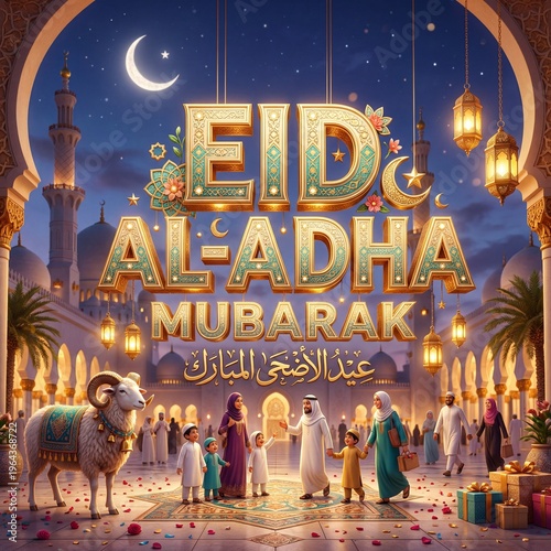 Eid al-Adha Greeting Card