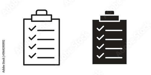 Check list icons vector design template simple and clean