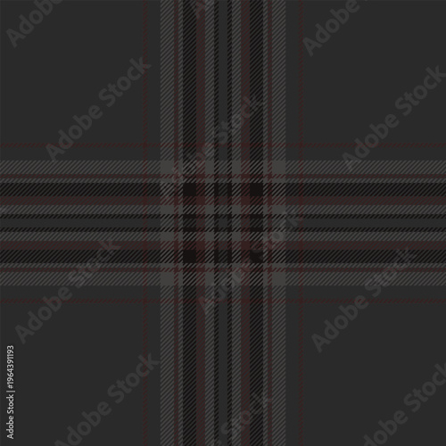 Interior vector texture check, structure fabric background pattern. Group tartan plaid seamless textile in grey and dark colors.