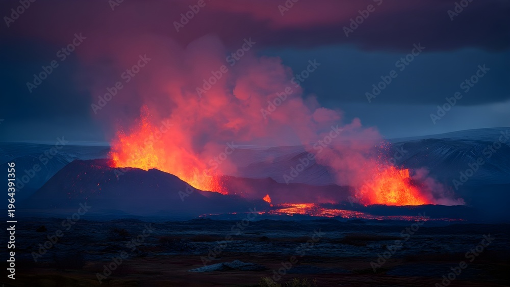 Fototapeta premium fire in the forest