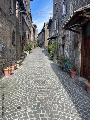 narrow street in the old town