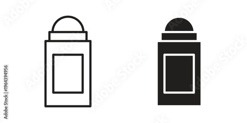 deodorant icons vector design template simple and clean