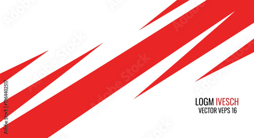 Dynamic red diagonal stripes on a clean white background creating a modern abstract graphic design, perfect for energetic banners, presentations, and contemporary visual projects.
